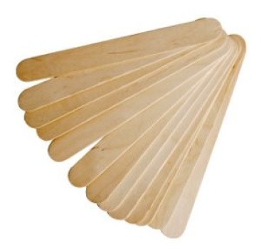 Birkenholzstäbe zum Laminieren 50 Stück-Packung