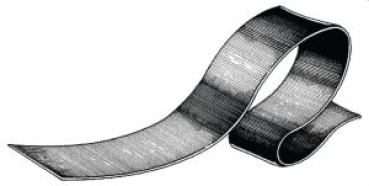 Profilleiste 90x2 mm grau