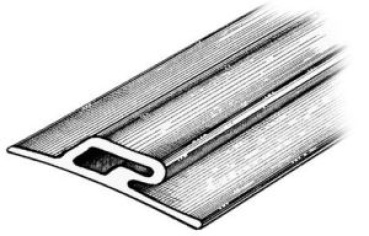 Scheuerliste 3,5x60x16 schwarz