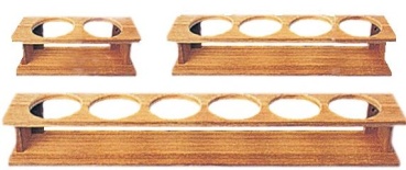 Teakkolz-Wandboard 6Gläser 600x87x90 mm