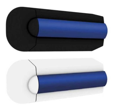 Vetus Satz-Endstücke f.POLY3026 weiß