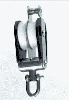 Doppelblock mit Wirbel + Unterbügel 20mm