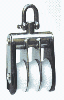 Dreifachblock mit Wirbel 14mm