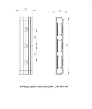 UMLENKBL.-DREIF.ALU-ROLLE SCHWARZ