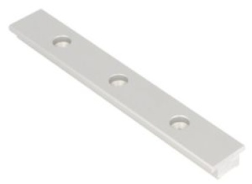 Genuaschiene  25x4mm Silber