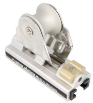 Genuaschlitten Für Tau: Ø max. 18 mm, arretierbar
