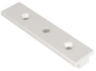 Genuaschiene 40x8mm, Silber