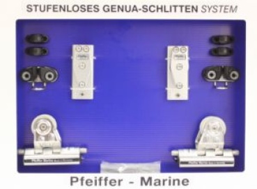 Genua 2 System - Set für stufenlose Genuaverstellung  ≤ 9,5 m