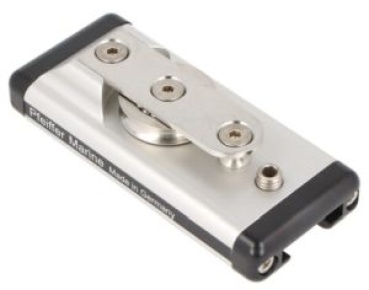 G2 Endstück mit Kugellagerrolle, Silber