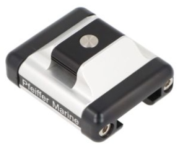 Stopper mit Rastknopf, Silber