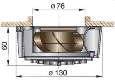 Vetus Ventilator FAN, 12V