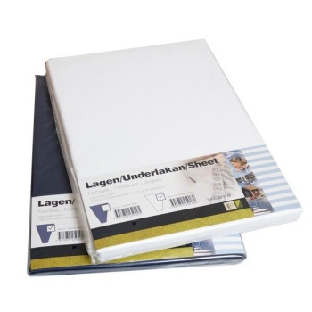 Vorschiff-Bettlaken 270 x 260 x 90 cm (Dreieck), weiß