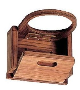 Roca Flaschenhalter Teak klappbar 12,5x4,5x10,5cm