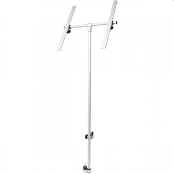 NOA drehbarer Solarpanelhalter Mast 10608 L=1800mm D=30mm Halterung B=600mm H=650mm mit NOA Rohrhalter 25mm - Zusatzbild 1
