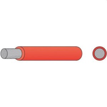 Einadriges Marine Kupferkabel Rot 6mm² 10M