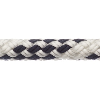 Robline Sirius 300 Fall- und Schottauwerk Polyester weiß/blau 1 Meter Ø 10mm