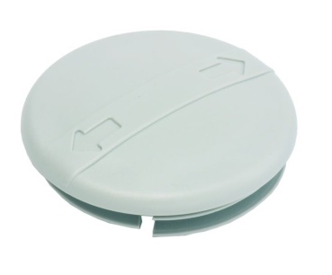 Verschluß NYL rund ø44mm Grau für Furlin