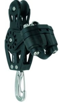 Kugellager-Violinblock BBB40 mit Klemme, Auge, Karabiner