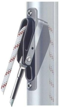 Kombi-Vorstagbeschlag ALU 255 x 30mm für ø8mm Draht