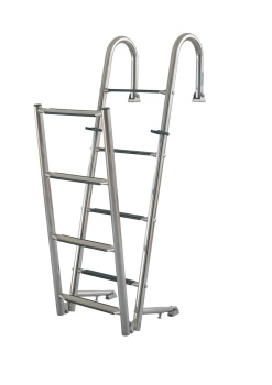 Badeleiter, ausklappbar, L=1884mm, L1=1000mm, L2=884mm,