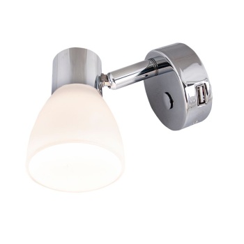 Leseleuchte Leia LR3 USB Chrom