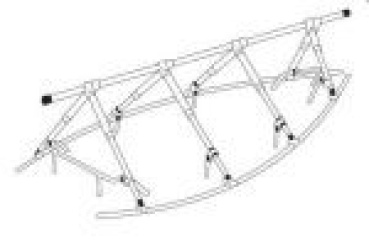 NOA Decksgestell Extra 4,2 x 12 m
