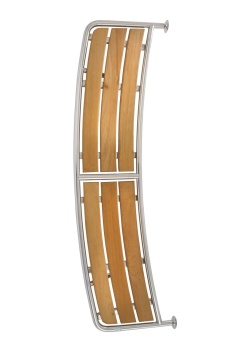 Heckplattform für Motorboot Teak, B=1780mm, H=450mm