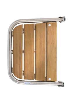 Heckplattform für Motorboot Teak B=450mm T=360mm