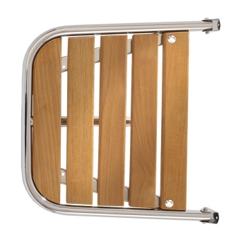 Heckplattform für Motorboot Teak, B=500mm, H=450mm