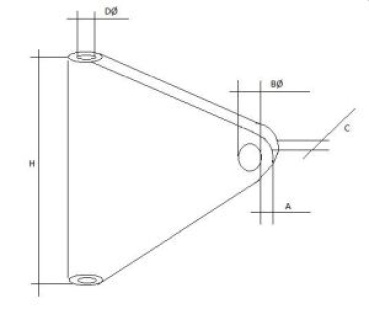 BOOM TGL H=80 W=20 (ø14.5)  ST  ( altes IBE )