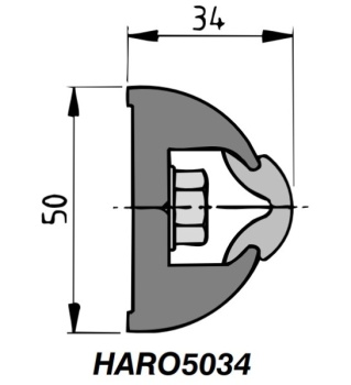 Vetus HARO-Scheuerleiste weiß, o Keder - Zusatzbild 1