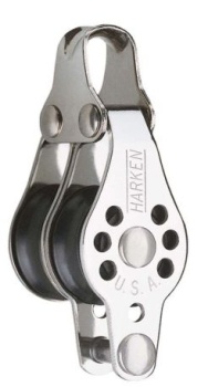Harken 22mm Micro Doppelblock mit Hundsfott