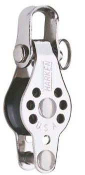 Harken22mm Micro Block mit Hundsfott und Schäkel