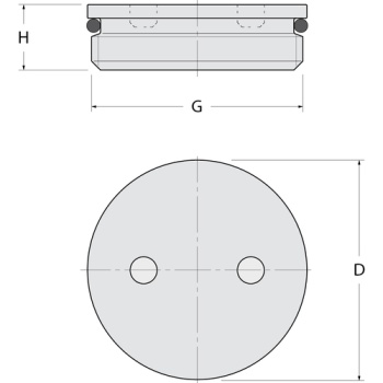 Guidi Deck-Einfüllstutzen aus Bronze - Zusatzbild 1