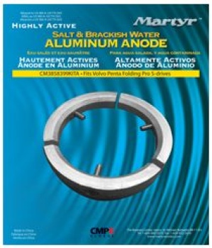 Magnesium Anode Kit Volvo folding Prop 3-blads
