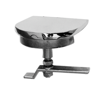 NIRO Einlaßgriff mit Drehverschluß mit Abdeckkappe