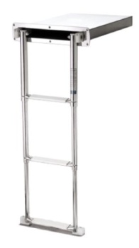 NIRO Telescopische Badeleiter in Kassette, 4-Stufen St