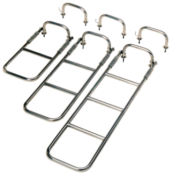 allpa NIRO Badeleiter 6 Stufen (5+1), Ø25 mm, 1200x310 mm - Zusatzbild 1