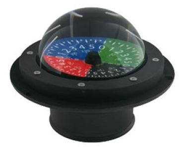 Kompass Modell Tactica, Einbaukompass, 12V, Rose Ø80mm