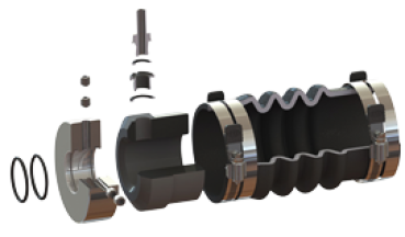 PSS Gleitringdichtung 40 mm – 2½" – L 206 mm