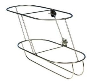 NIRO Fenderkorb, schräges Modell für 2 Fender (links),