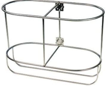 NIRO Fenderkorbe, gerades Modell für 2 Fender, (Majoni