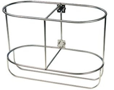 NIRO Fenderkorbe, gerades Modell für 2 Fender, (Majoni