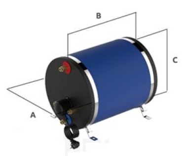 allpa® Schiffsboiler 22l rund