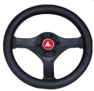 Steuerrad Shark schwarz vollkunststoff  280mm  3-speich