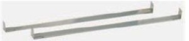allpa Satz NIRO Befestigungsbügel 32l Tanks (L=640mm)