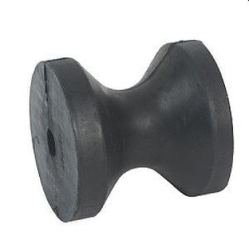 Bugrolle, 76xØ76mm, Bohrung 12mm (gegossenem Gummi)