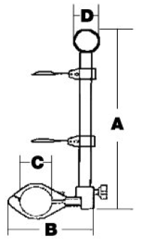 Niro Flaggenstock 45cm