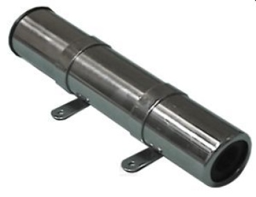 Niro-Angelrutenhalter Seitenmontage,  Ø45 mm