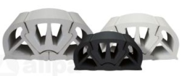 PVC Scheuerleiste, B = 125mm, Weiß